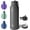 dark gray, variant on BOTTLE BOTTLE 40 oz sports water bottle stainless steel insulated water bottle with straw and pills holder(terra blue)