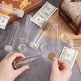 thumbnail image 3 of 60 Pcs Tubes pour Pièces de 2 Tailles Tubes Ronds de Rangement pour Pièces Supports en Plastique Ronds Transparents Contenant pour Pièces Organisateur de Pièces pour Pièces de Dime Demi-Dollar Fournitures de Collection de Pièces Commémoratives, 3 of 6