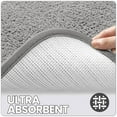 thumbnail image 7 of Bathroom Rugs,24"x43",Non Slip Shower Bath Room,Extra Soft and Absorbent,Bath Mats for Bathroom Floor,Machine Wash Dry Carpet Mat for Tub,24"x43"Gray, 7 of 7