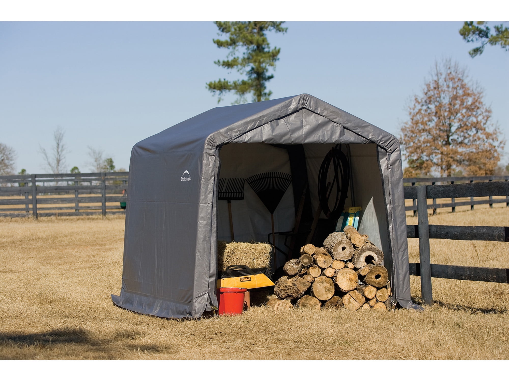 Shed-In-A-Box 10 X 10 X 8 Ft Peak Grey