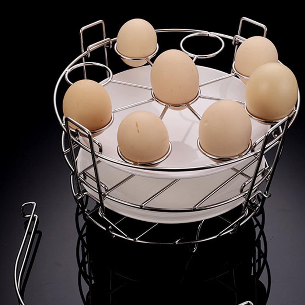 Worgeous  304 Stainless Stackable Steel Steam Rack Egg Mold Cup Pressure Cooker