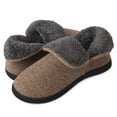 thumbnail image 4 of VONMAY Men's Fuzzy Slippers Boots Memory Foam Booties Comfy House Shoes Indoor Outdoor, 4 of 6
