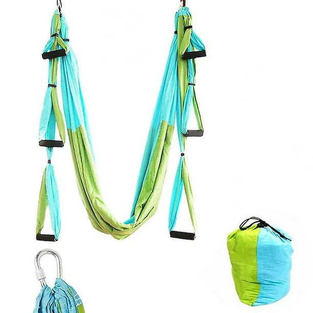 Aerial Yoga Hammock 6 Handles Strap Home Gym Hanging Belt Swing  Anti-gravity Aerial Traction