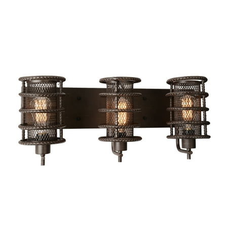 

Carbon Loft Atles 3-light Wall Sconce with Brown Finish.