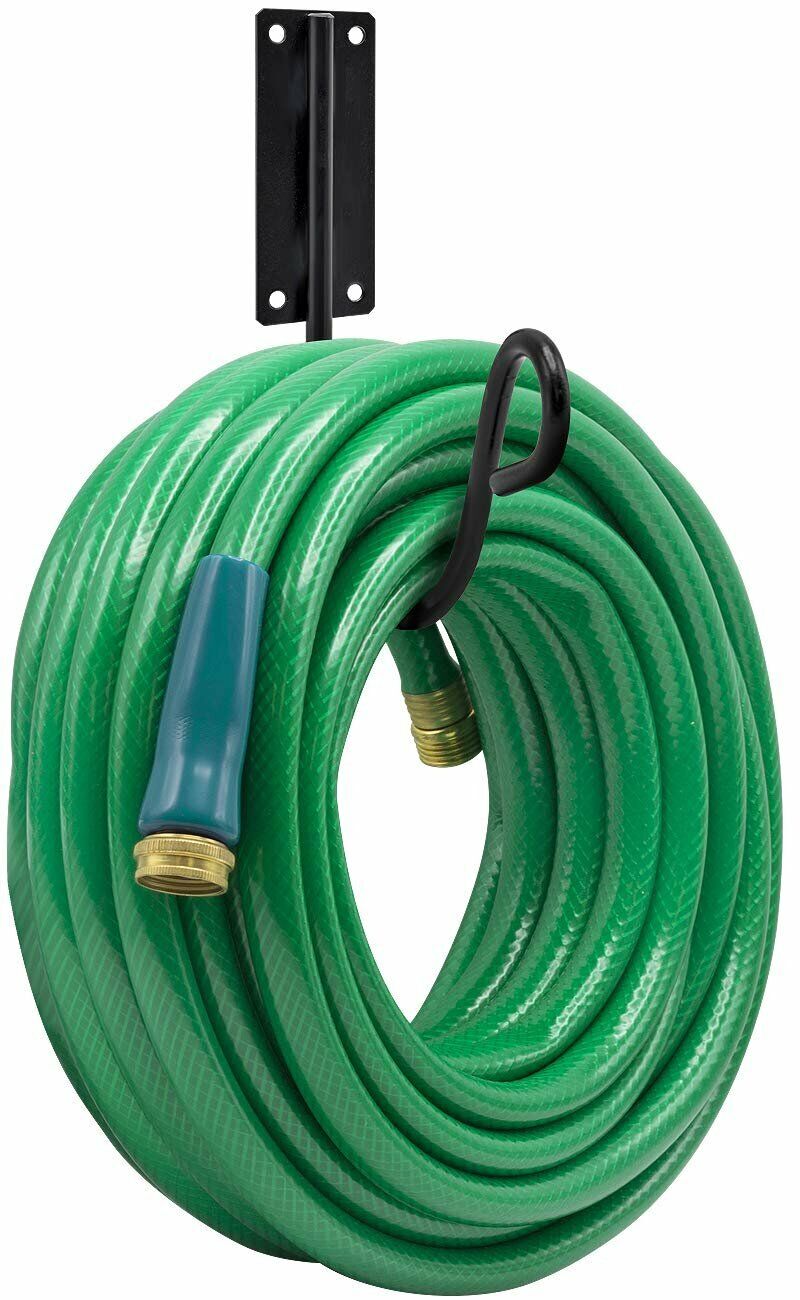 Garden Hose Holder Hook, Wall Mounted Hose Reel Water Hose Storage