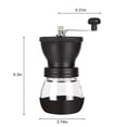 thumbnail image 3 of CUITING Manual Coffee Grinder- Stainless Steel Grinder  Easy To Carry And Coffee Powder Of The Thickness Can Be Adjusted  Suitable For Office  Home Kitchen And Camping, 3 of 9