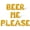 Gold, variant on Letter Balloons - BEER ME PLEASE 16" Inch Alphabet Letters Foil Mylar Balloon Birthday Party Banner (Purple)
