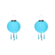 thumbnail image 1 of Lámpara Solar Nailon Impermeable para Exteriores (luz) Azul, 1 of 9