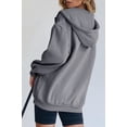 thumbnail image 4 of Lady cute hoodie teen girl fall jacket oversized sweatshirt casual drawstring clothes zipper Y2k hoodie with pockets, 4 of 6