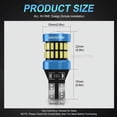 thumbnail image 3 of MAXGTRS 2x T15 W16W 921 912 LED 4014+3030 6000K Bulb Backup Car Reversing Light Backup Canbus Turn Signal Lamp, 3 of 11