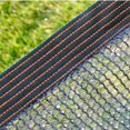 thumbnail image 4 of Vela de sombra transpirable con protección UV del 50-60% para terraza de jardín, red de protección solar para invernadero, granero o cubierta de techo de perrera (3×4 m), una pieza, negra,, 4 of 5