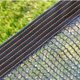 thumbnail image 4 of Vela de sombra transpirable con protección UV del 50-60% para terraza de jardín, red de protección solar para invernadero, granero o cubierta de techo de perrera (3×4 m), una pieza, negra,, 4 of 5