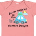 thumbnail image 4 of Inktastic Book My Reservation I'm Going to Grandma and Grandpa's Boys or Girls Baby Bodysuit, 4 of 5