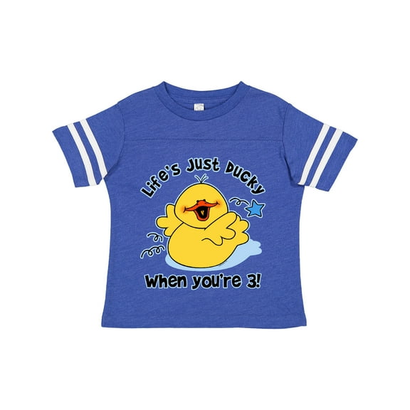 Inktastic Life's Ducky 3rd Birthday Boys or Girls Toddler T-Shirt