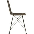 thumbnail image 5 of SAFAVIEH Minerva 19" High Wicker Dining Chair, Croco Brown, Set of 2, 5 of 11