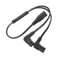 thumbnail image 3 of Cable IEC320 C8 A Dual C7, Cable Divisor De Potencia Seguro 100-250V Ignífugo Extensible Para Monitor LCD Para Cámara Digital, 3 of 8