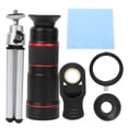 thumbnail image 2 of Phone Telescope, FMC Coating Lens Monocular Telescope Clear Metal Black BAK4 Prism  For Outdoor, 2 of 8