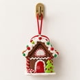 thumbnail image 6 of PONPRNGY 1Pc Gingerbread House Ornaments for Tree, Acrylic Gingerbread Christmas Decor with Rope, Xmas Hanging Ornaments for Tree Holiday Party New Year Home Decorations, 6 of 7