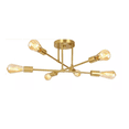 thumbnail image 1 of Lámpara De Techo Colgante Con 6 Foco E26 Dorado, 1 of 5