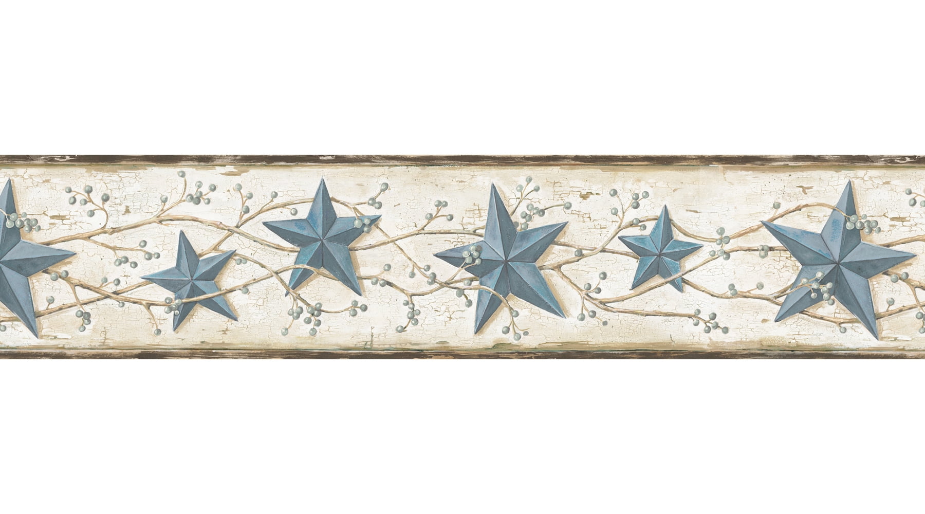 Chesapeake June Blue Heritage Tin Star Border Chesapeake June Blue Heritage Tin Star Border