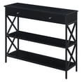 thumbnail image 3 of Convenience Concepts Tucson 1 Drawer Console Table, Black, 3 of 3