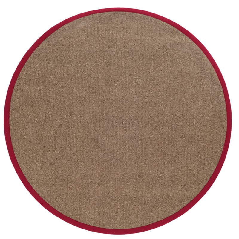 Linon Mcclure Machine Tufted Polypropylene 8'R Rug in Natural and Beige Linon Mcclure Machine Tufted Polypropylene 8'R Rug in Natural and Beige