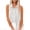 White, variant on Kukoosong Women's Casual Sleeveless Crop Top with Turn Down Collar and Button Closure Solid Color Blouse for Summer Daily Wear Women's Tank Tops