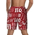 thumbnail image 2 of Rocae Ho Pattern Funny Christmas for Men's Swim Trunks Quick Dry With Two Side Pockets and One Lined Patch PocketX-Large, 2 of 9
