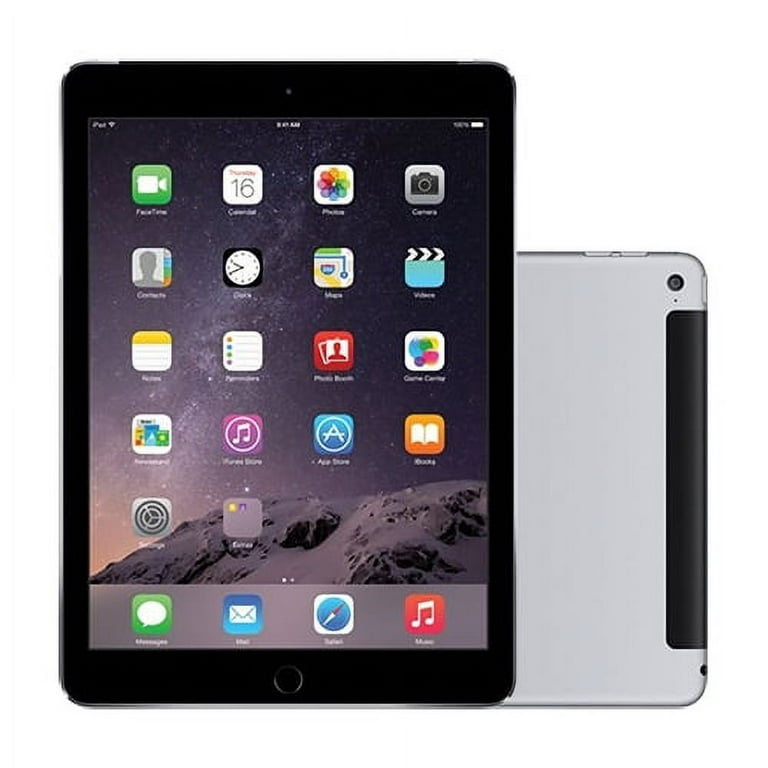 Restored Apple iPad Air 2 128GB, Wi-Fi, 9.7in - Space Gray - (MXTX2LL/A)  (Refurbished)