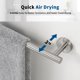 thumbnail image 5 of Barra Para Toallas De Níquel Cepillado Toalleros De 30 Pulgadas Para Baño Montado En La Pared Espesar Sus304 Acero Inoxidable Soporte Para Toallas De Mano Resistente Organizador Accesorios De Baño Lon, 5 of 5