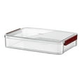 thumbnail image 1 of A4 Transparent Storage Box Portable Plastic Document Stationery Jewelry Storage Case School Home Office Supplies, 1 of 5