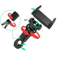 thumbnail image 2 of EeaseCA Bike Travel Navigate Holder Mobile Phone Bracket Anti-fall Silicone Strap Motorcycle Bike Outdoor Riding Stand (Black), 2 of 7