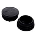 thumbnail image 1 of Black Plastic Blanking End Caps 38mm Round Tube Insert Bung 12 Pcs, 1 of 4