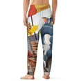 thumbnail image 3 of Tom And Jerry Mens PJ Pajama Pants Bottoms Lounge Pants Sleepwear PJs with Pockets, 3 of 7