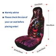 thumbnail image 4 of Hazbin Hotel Car Seat Covers 2 Pcs Seat Protector Cover Universal Front Vehicle Seat Protector For Auto Truck Van Suv Sedan Vehicle, 4 of 9