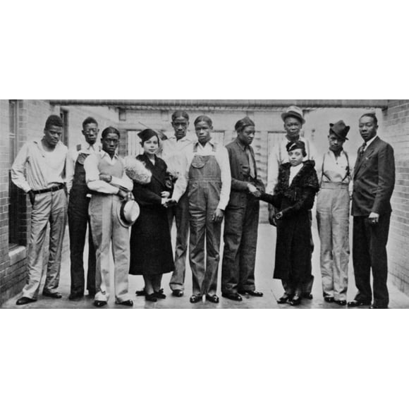 Juanita E. Jackson Of The Naacp Visiting Scottsboro Boys History (36 x 24)