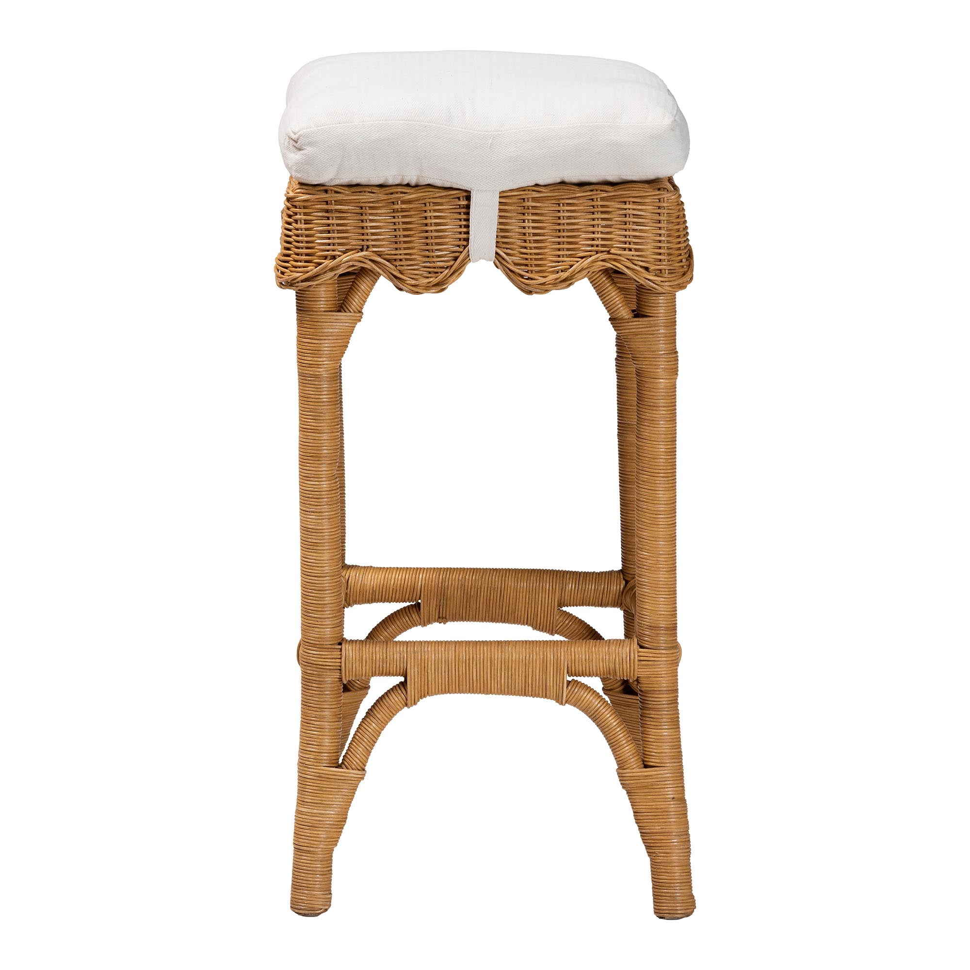 bali & pari Muy Boho Bar Stool, Bar Height, Honey