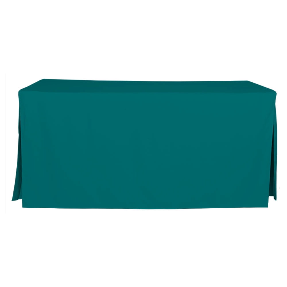 Tablevogue 6Foot Fitted Folding Table Cover Peacock