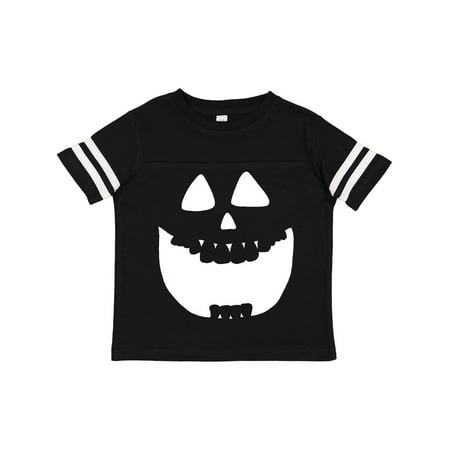

Inktastic Toothy Grin Pumpkin Face Gift Toddler Boy or Toddler Girl T-Shirt
