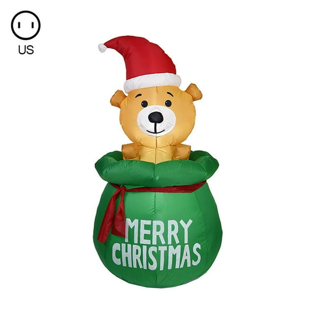 Modelo De Gas Navideño, Decoración Navideña Para Patio, Paquete Luminoso Inflable, Modelo De Gas Para Cachorros, Decoraciones Navideñas Para El Hogar Guardurnaity HA023858-00