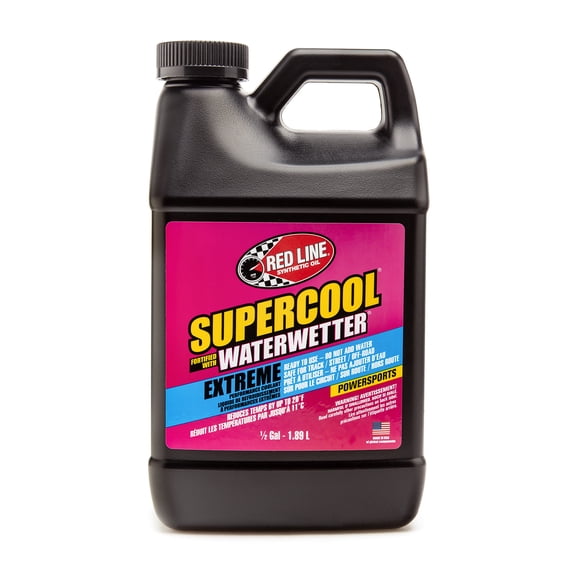 Redline Oil  Synthetic Oil Supercool with WaterWetter Antifreeze & Coolant Additive 0.5 gal - Set of 4