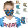 Utoimkio 50Pcs Children's Disposable Face Mask, Boy Girls Individually Wrapped Masks 3-layer, Kids Breathable and Comfitable Non-woven Fabric Face Shields Cloth Cotton Ball Pattern Series Mixed