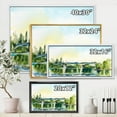 thumbnail image 4 of Designart 'Landscape With Old Bridge Over River In The Countryside' Traditional Framed Canvas Wall Art Print, 4 of 5