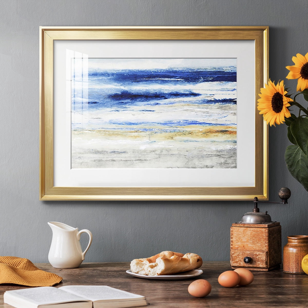 Choppy Seas I Premium Framed Print - Ready to Hang