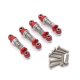 thumbnail image 1 of 4 Piezas de Amortiguador de Metal para 284131 K969 K979 K989 K999 P929 P939 1/28 Piezas de ActualizacióN de Coche RC, Rojo, 1 of 6