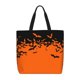 thumbnail image 1 of Fotbe Halloween With Black Bats Bolsa Tote con Estampado para Mujer, Bolsos con Cremallera, Bolsa de Hombro Casual de Gran Capacidad con Bolsillos Internos, 1 of 7