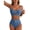 Light Blue, variant on SHEWIN Womens Swimsuits Bathing Suits 2 Piece Bikini Sets High Waisted Cut Out Modest Swimsuit Full Coverage Beach Outfits Brown L