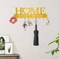 thumbnail image 2 of RAGUPEL Key Holder,Iron Key Hook Key Rings,Towel Hanger Multi-Functional Wall Rack Key Chain Rings,Home Gold, 2 of 4