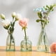 thumbnail image 3 of Set de 10 pequeños jarrones vintage de cristal PURVONNIE para flores, 3 of 6