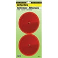thumbnail image 2 of Hy-Ko 3-1/4 In. Dia. Round Red Nail-On Reflector (2-Pack) CDRF-5R, 2 of 3